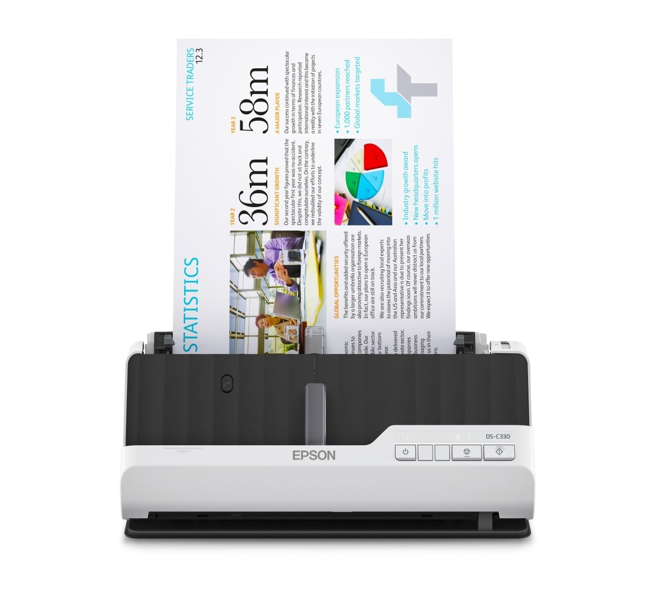 EPSON Epson DS-C330 Scanner con ADF + alimentatore di fogli 600 x 600 DPI A4 Nero, Bianco - STAMPANTI E SCANNER | TecnoCARE.net Sabaudia, Latina, Terracina, San Felice Circeo e Pontinia