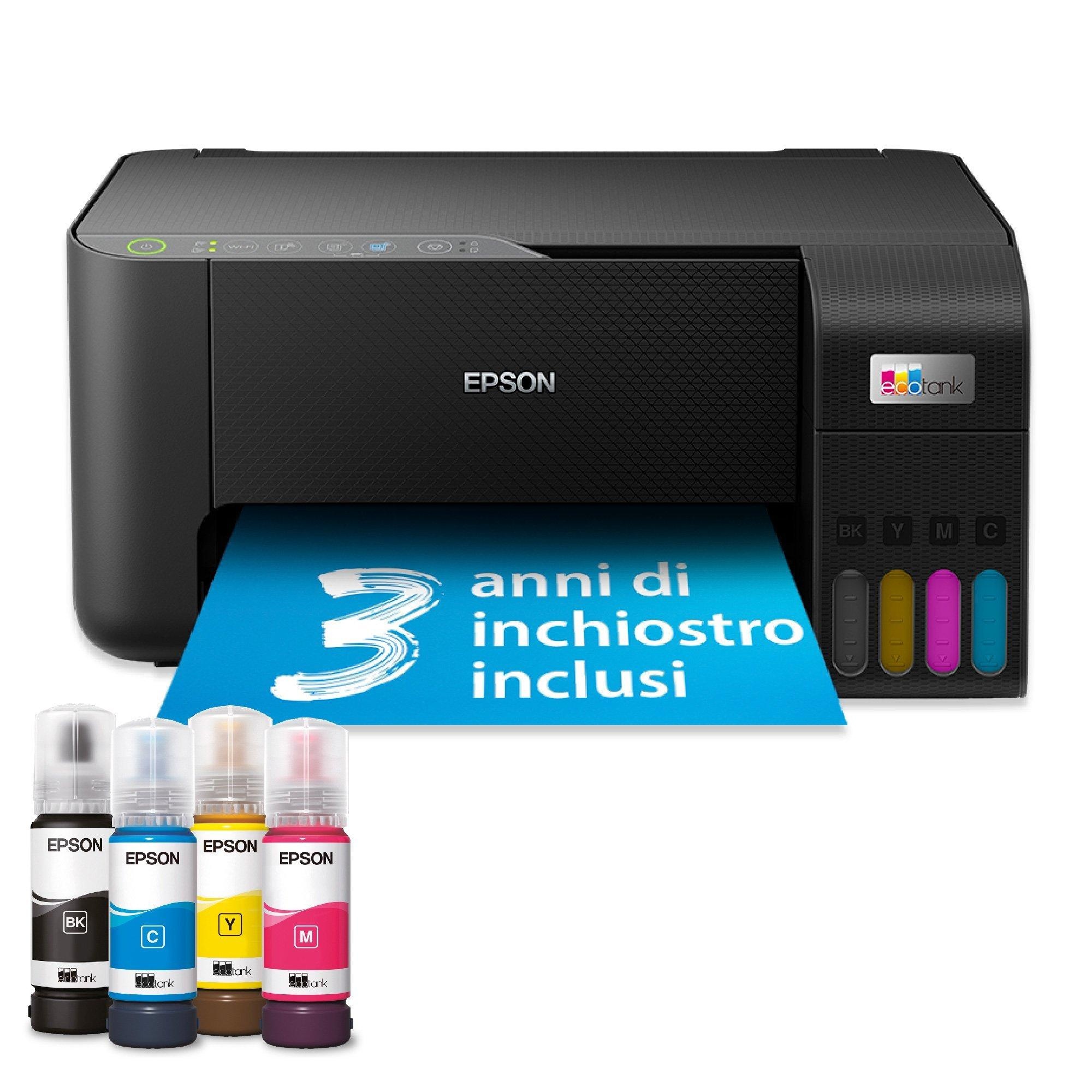 EPSON EPSON MULTIFUNZIONE INK A4 COLORE, ECOTANK ET-2860, 33PPM, USB/WIFI, 3 IN 1 - STAMPANTI MULTIFUNZIONE INKJET | TecnoCARE.net Sabaudia, Latina, Terracina, San Felice Circeo e Pontinia
