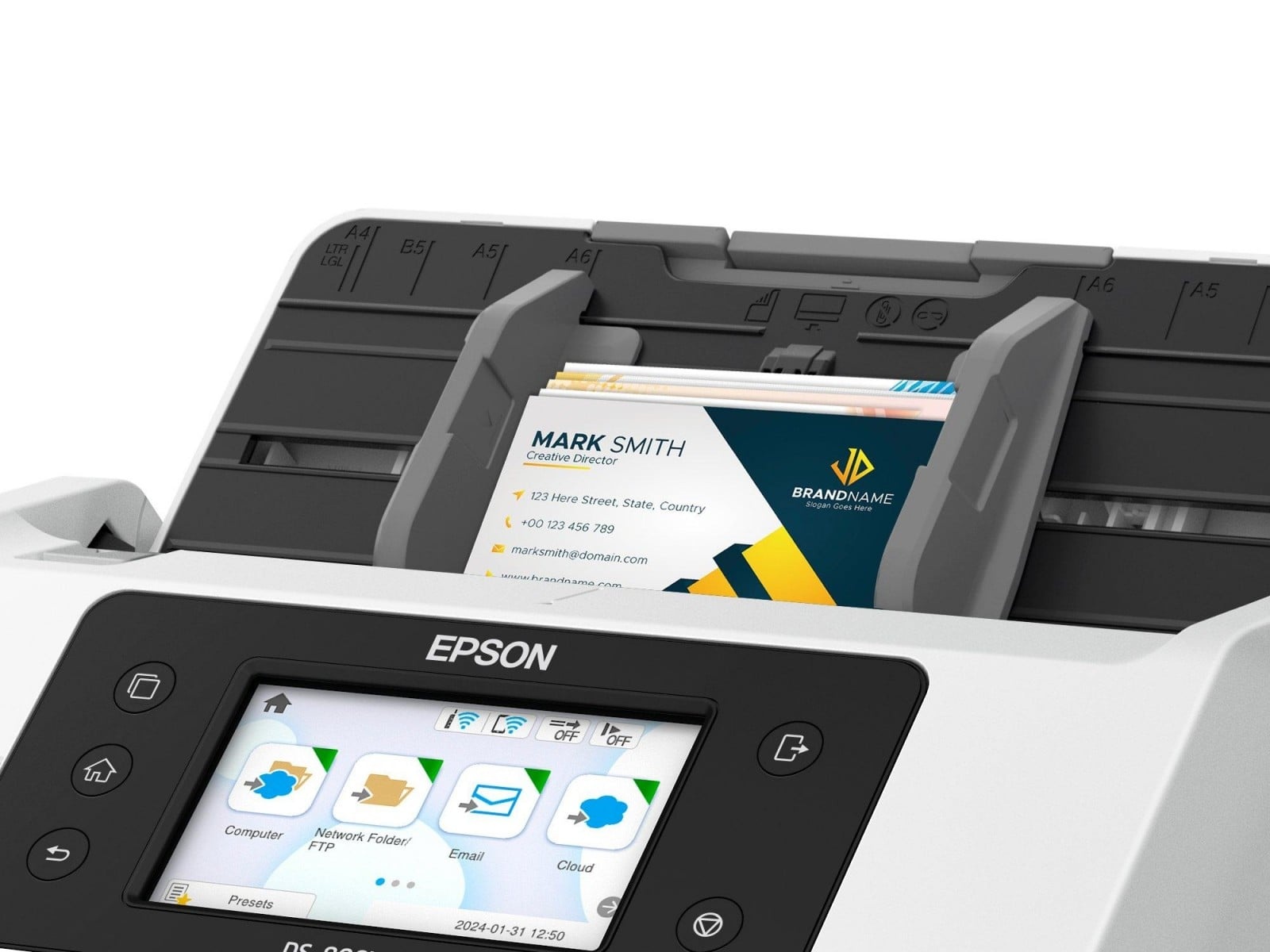 EPSON Epson WorkForce DS-800WN scanner ADF 600 x 600 DPI 50ppm - STAMPANTI E SCANNER | TecnoCARE.net Sabaudia, Latina, Terracina, San Felice Circeo e Pontinia