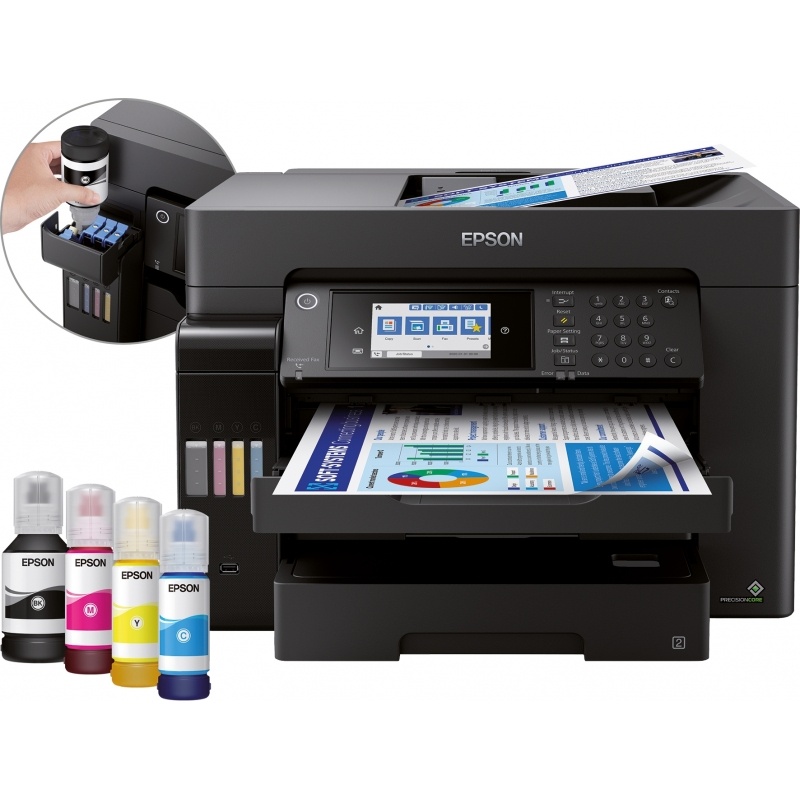 EPSON EPSON MULTIFUNZIONE INK A3 COLORE, ECOTANK ET-16655, 25PPM, ADF, FRONTE/RETRO, USB/LAN/WIFI - 4 IN 1 - MULTIFUNZIONE INKJET A3 | TecnoCARE.net Sabaudia, Latina, Terracina, San Felice Circeo e Pontinia