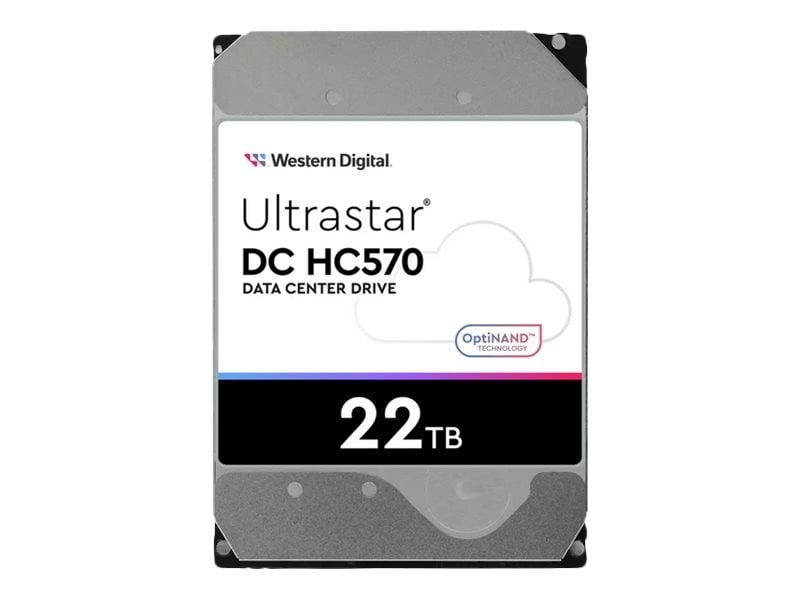 WESTERN DIGITAL Western Digital Ultrastar 22TB SATA HC570 WUH722222ALE6L4 0F48155 - SUPPORTI PER LA MEMORIZZAZIONE | TecnoCARE.net Sabaudia, Latina, Terracina, San Felice Circeo e Pontinia