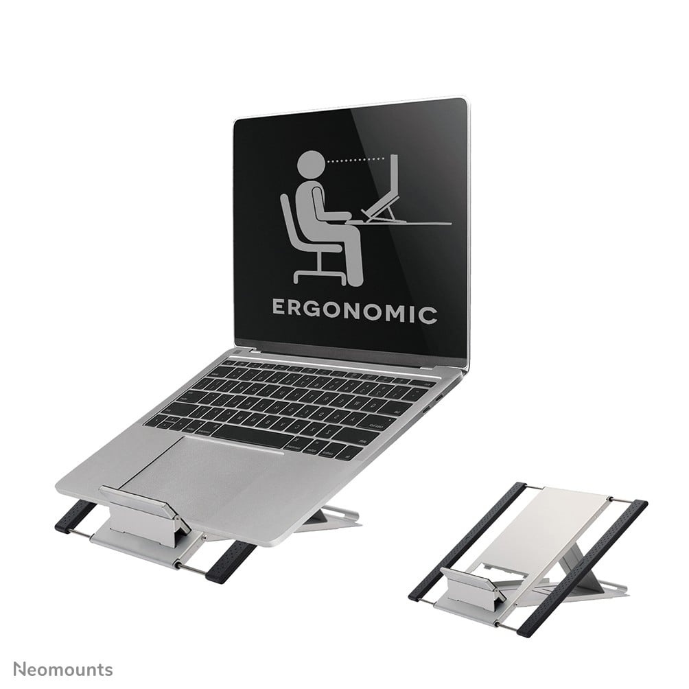 NEOMOUNTS BY NEWSTAR Neomounts NSLS100 supporto per laptop Mensola a braccio per notebook Argento 55,9 cm (22") - PC | TecnoCARE.net Sabaudia, Latina, Terracina, San Felice Circeo e Pontinia