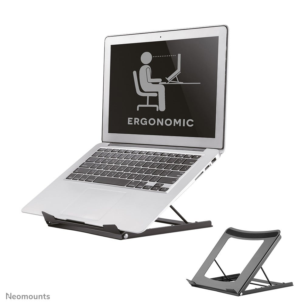 NEOMOUNTS BY NEWSTAR Neomounts NSLS075BLACK supporto per laptop Supporto per computer portatile Nero 40,6 cm (16") - PC | TecnoCARE.net Sabaudia, Latina, Terracina, San Felice Circeo e Pontinia