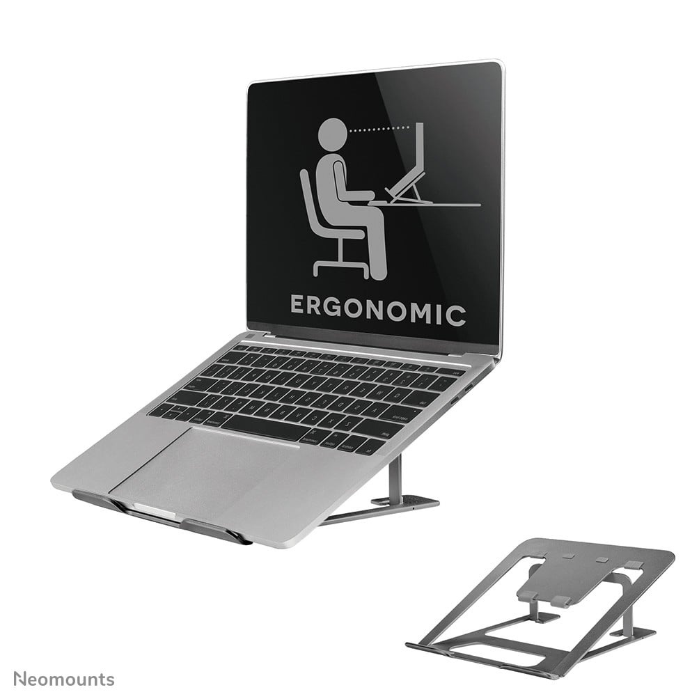 NEOMOUNTS BY NEWSTAR Neomounts NSLS085GREY supporto per laptop Supporto per computer portatile Grigio 43,2 cm (17") - PC | TecnoCARE.net Sabaudia, Latina, Terracina, San Felice Circeo e Pontinia