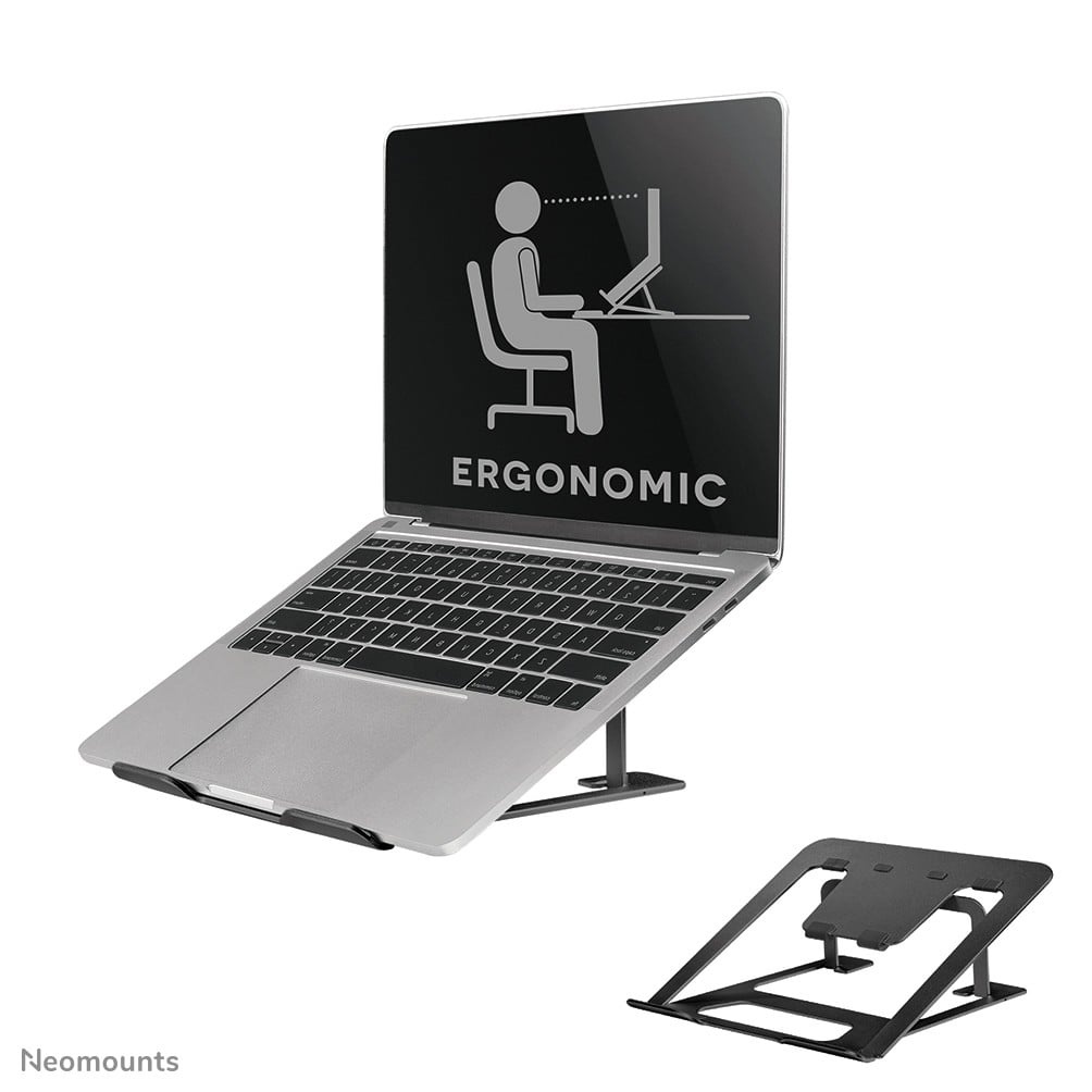NEOMOUNTS BY NEWSTAR Neomounts NSLS085BLACK supporto per laptop Supporto per computer portatile Nero 43,2 cm (17") - PC | TecnoCARE.net Sabaudia, Latina, Terracina, San Felice Circeo e Pontinia