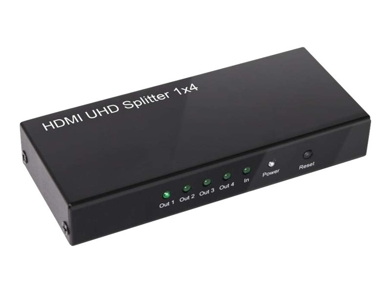 CLUB3D CLUB3D HDMI 4K60HZ 2.0 UHD SPLITTER 4 PORTS - SPLITTER / EXTENDER | TecnoCARE.net Sabaudia, Latina, Terracina, San Felice Circeo e Pontinia