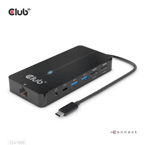 CLUB3D CLUB3D HUB USB GEN1 TYPE-C 7-in-1  2x HDMI, 2x USB GEN1 TYPE-A, 1x RJ45, 1x 3.5mm Audio, 1x USB GEN - HUB USB | TecnoCARE.net Sabaudia, Latina, Terracina, San Felice Circeo e Pontinia