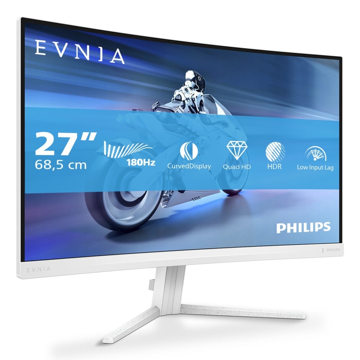 PHILIPS Philips Evnia 5000 27M2C5501/00 Monitor PC 68,6 cm (27") 2560 x 1440 Pixel Quad HD LCD Bianco - MONITOR E ACCESSORI | TecnoCARE.net Sabaudia, Latina, Terracina, San Felice Circeo e Pontinia