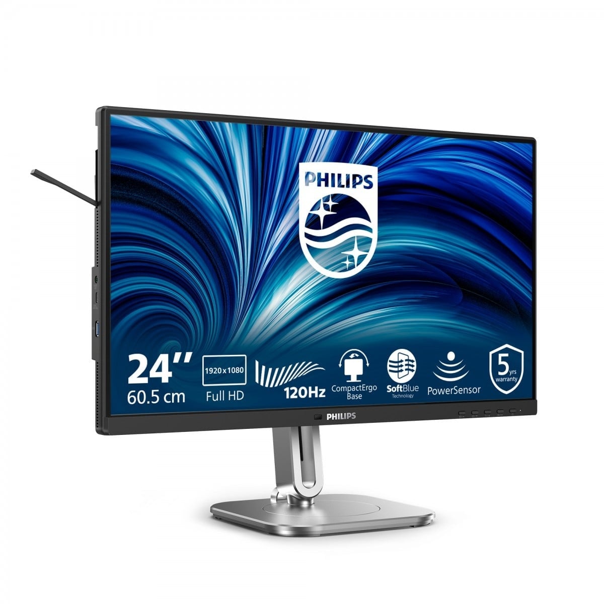 PHILIPS Philips Serie 4000 24B2N4200/00 Monitor PC 60,5 cm (23.8") 1920 x 1080 Pixel Full HD LCD Grigio - MONITOR E ACCESSORI | TecnoCARE.net Sabaudia, Latina, Terracina, San Felice Circeo e Pontinia