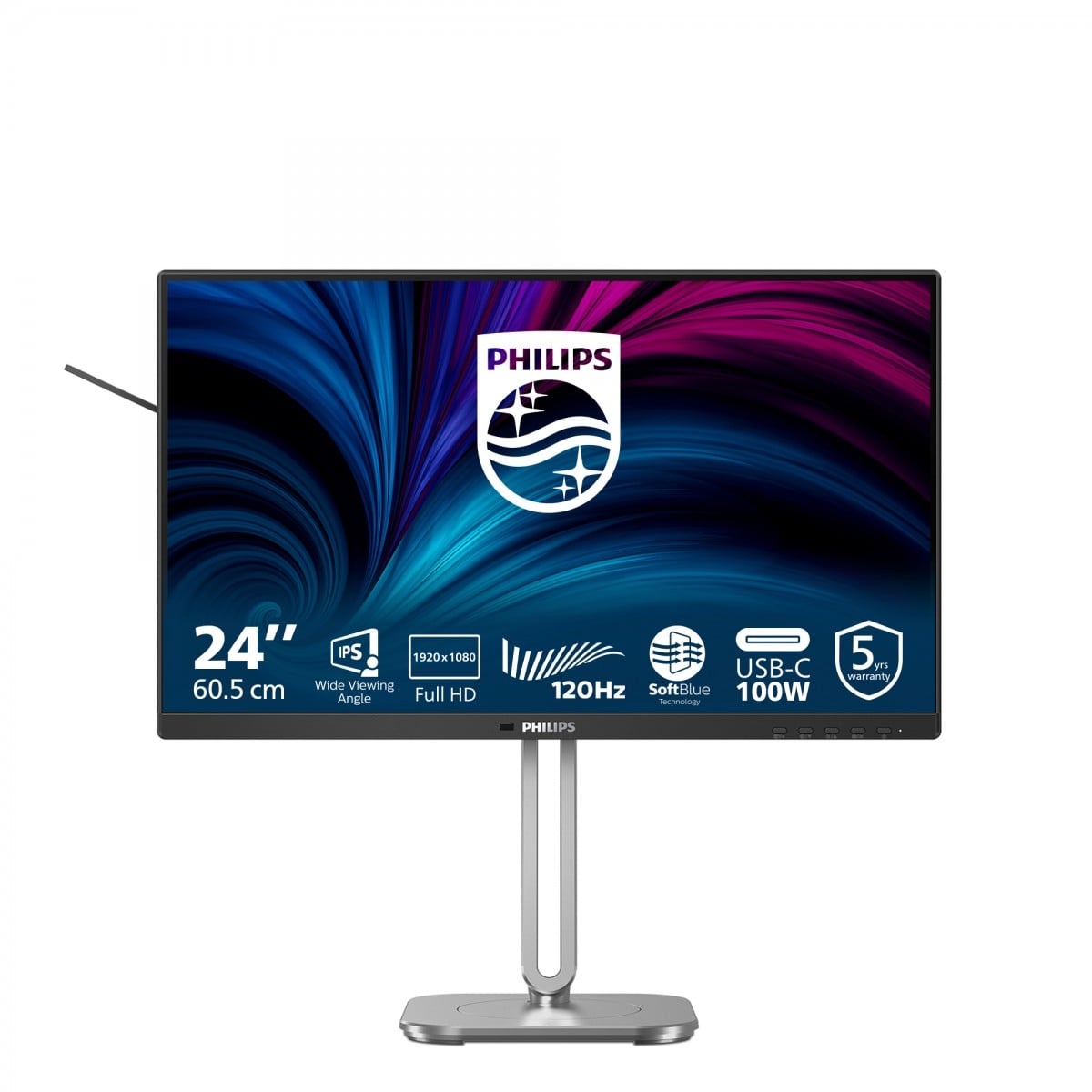 PHILIPS Philips Serie 4000 24B2U4301/00 Monitor PC 60,5 cm (23.8") 1920 x 1080 Pixel Full HD LCD Grigio - MONITOR E ACCESSORI | TecnoCARE.net Sabaudia, Latina, Terracina, San Felice Circeo e Pontinia