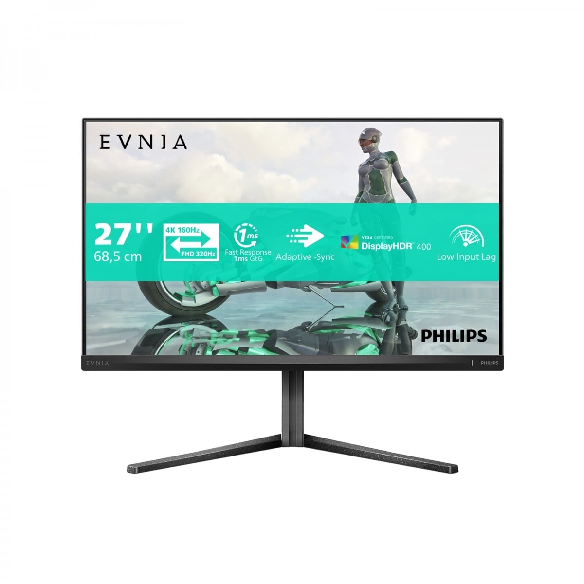 PHILIPS Philips Evnia 3000 27M2N3800A/00 Monitor PC 68,6 cm (27") 3840 x 2160 Pixel 4K Ultra HD LCD Grigio - MONITOR E ACCESSORI | TecnoCARE.net Sabaudia, Latina, Terracina, San Felice Circeo e Pontinia