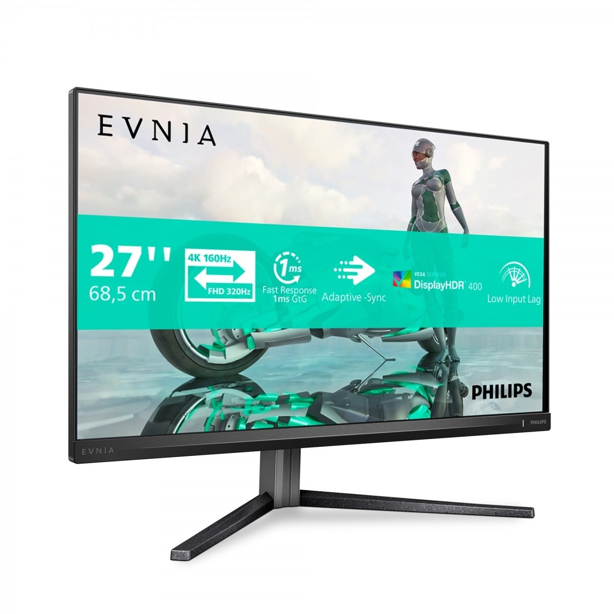 PHILIPS Philips Evnia 3000 27M2N3800A/00 Monitor PC 68,6 cm (27") 3840 x 2160 Pixel 4K Ultra HD LCD Grigio - MONITOR E ACCESSORI | TecnoCARE.net Sabaudia, Latina, Terracina, San Felice Circeo e Pontinia