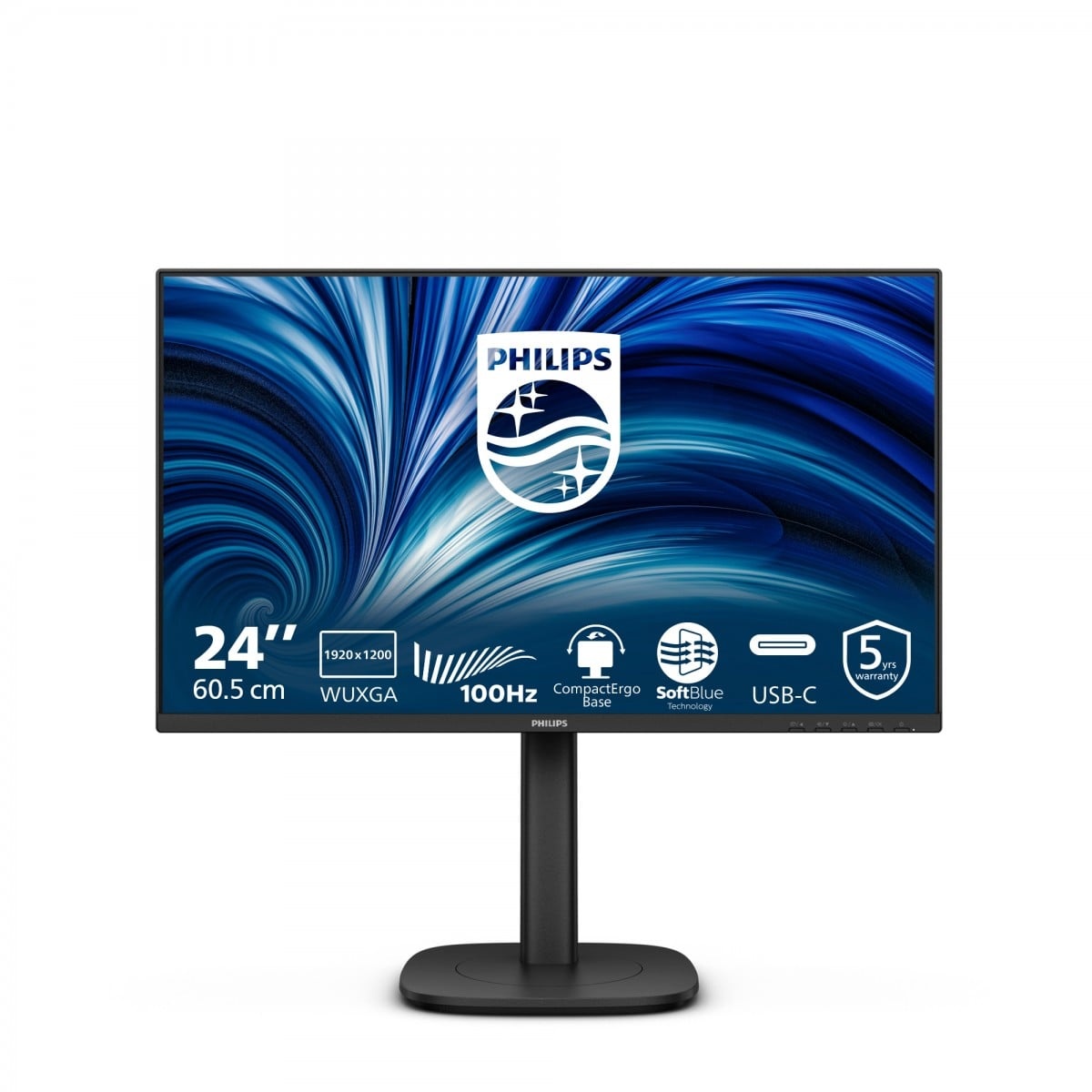 PHILIPS Philips Serie 3000 24B2N3200D/00 Monitor PC 61,2 cm (24.1") 1920 x 1200 Pixel WUXGA LCD Nero - MONITOR E ACCESSORI | TecnoCARE.net Sabaudia, Latina, Terracina, San Felice Circeo e Pontinia