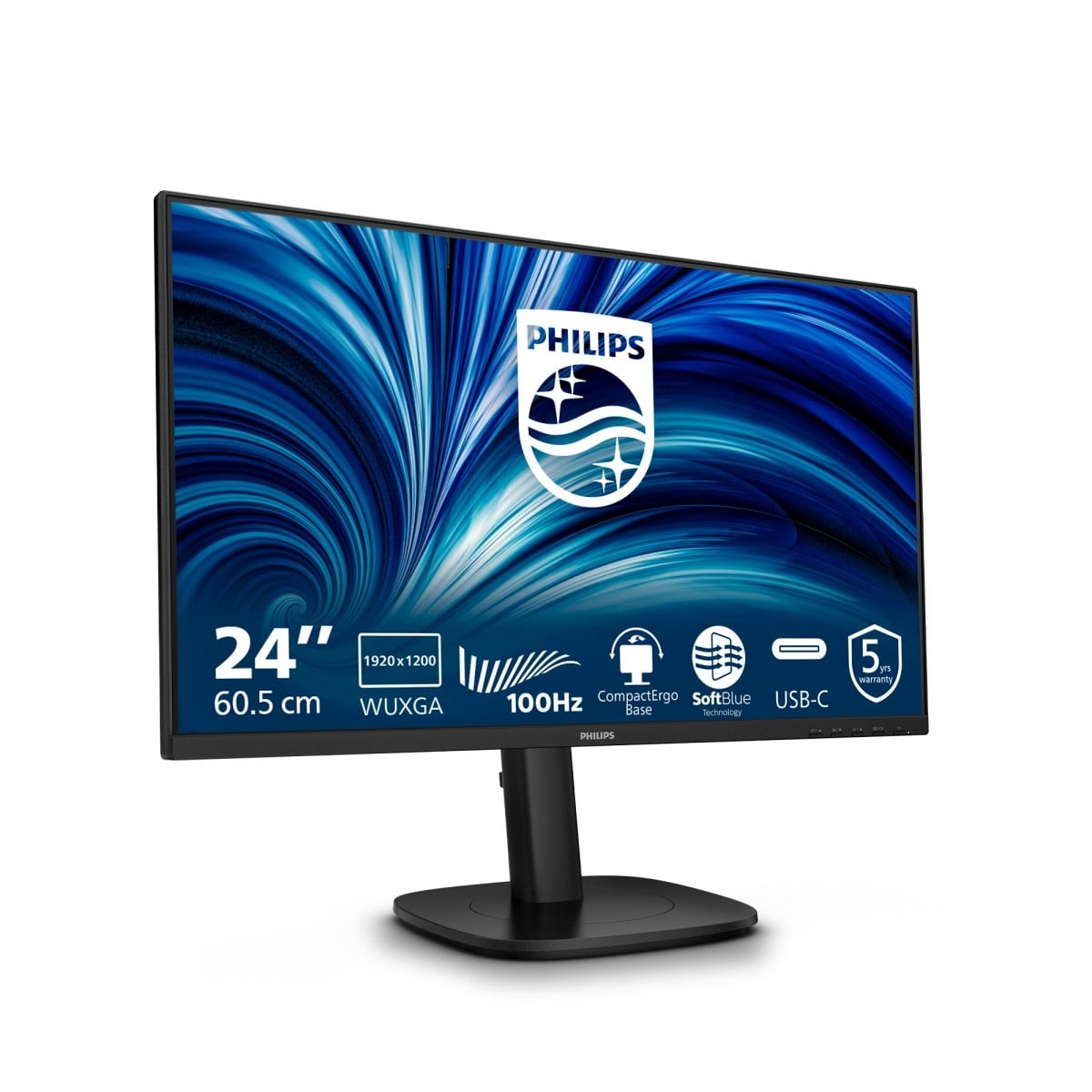 PHILIPS Philips Serie 3000 24B2N3200D/00 Monitor PC 61,2 cm (24.1") 1920 x 1200 Pixel WUXGA LCD Nero - MONITOR E ACCESSORI | TecnoCARE.net Sabaudia, Latina, Terracina, San Felice Circeo e Pontinia