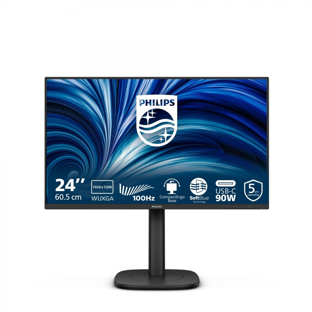 PHILIPS Philips Serie 3000 24B2U3301D/00 Monitor PC 61,2 cm (24.1") 1920 x 1200 Pixel WUXGA LCD Nero - MONITOR E ACCESSORI | TecnoCARE.net Sabaudia, Latina, Terracina, San Felice Circeo e Pontinia
