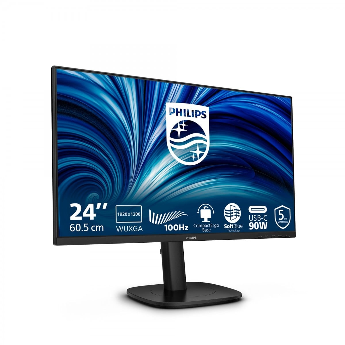 PHILIPS Philips Serie 3000 24B2U3301D/00 Monitor PC 61,2 cm (24.1") 1920 x 1200 Pixel WUXGA LCD Nero - MONITOR E ACCESSORI | TecnoCARE.net Sabaudia, Latina, Terracina, San Felice Circeo e Pontinia