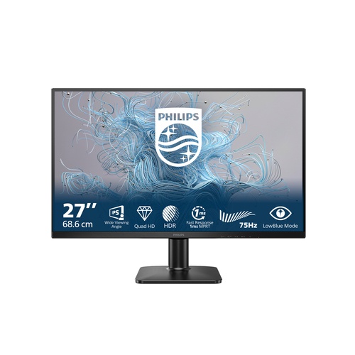 PHILIPS Philips Serie 1000 27E2N1500L/00 Monitor PC 68,6 cm (27") 2560 x 1440 Pixel Quad HD LED Nero - MONITOR E ACCESSORI | TecnoCARE.net Sabaudia, Latina, Terracina, San Felice Circeo e Pontinia