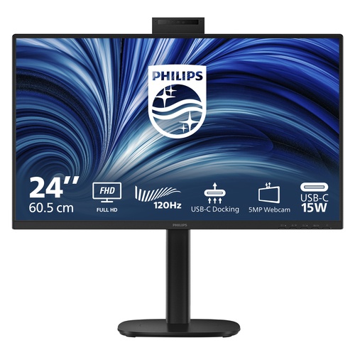 PHILIPS PHILIPS MONITOR 23,8 LED IPS FHD 16:9 4MS 300 CDM 120hz, PIVOT, WEBCAM, USB-C DOCK, DP/HDMI, MULTIME - MONITOR LED | TecnoCARE.net Sabaudia, Latina, Terracina, San Felice Circeo e Pontinia