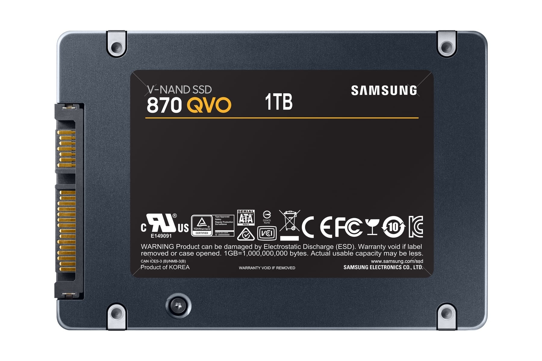 SAMSUNG Samsung MZ-77Q1T0 2.5" 1000 GB Serial ATA III QLC - SUPPORTI PER LA MEMORIZZAZIONE | TecnoCARE.net Sabaudia, Latina, Terracina, San Felice Circeo e Pontinia