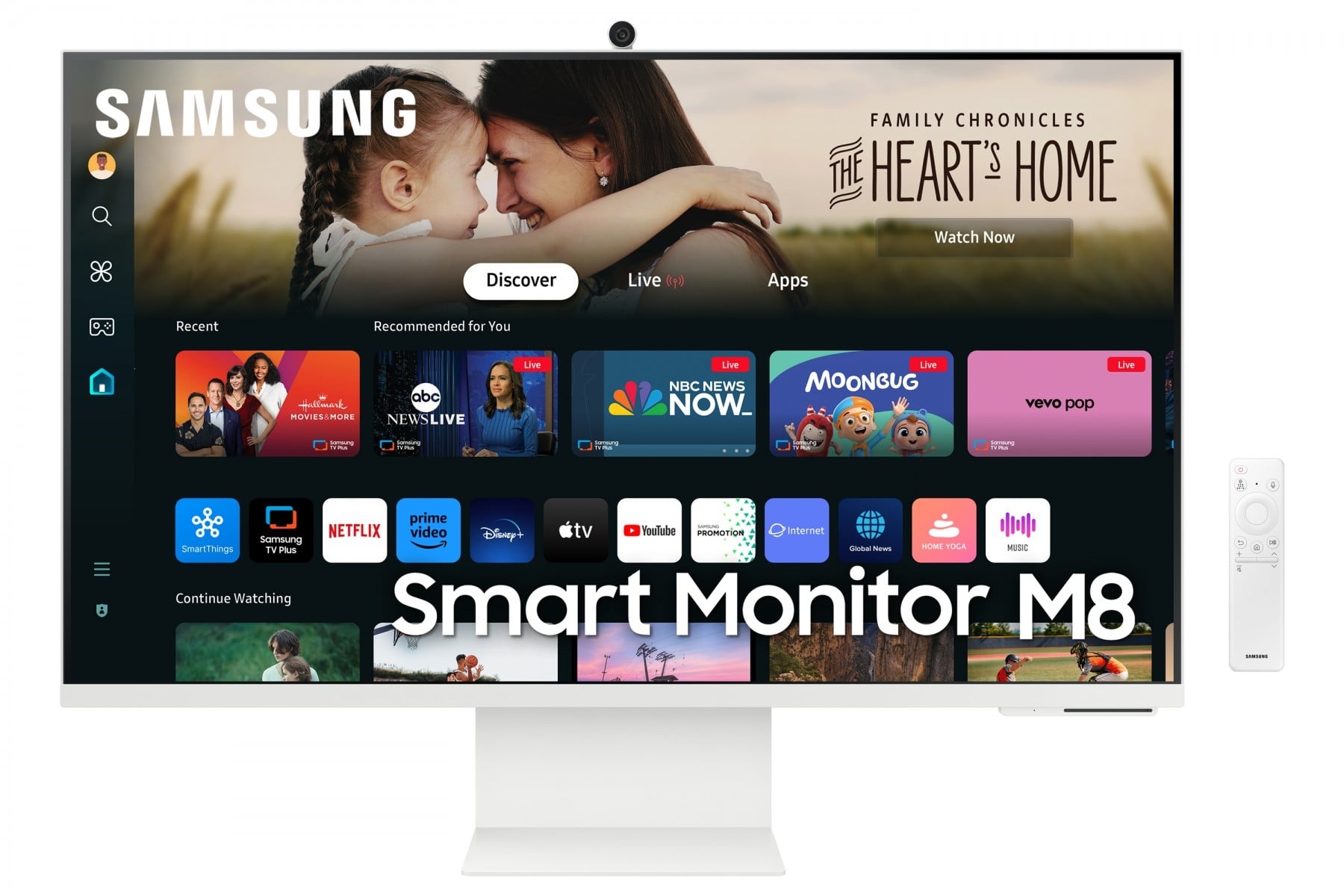 SAMSUNG Samsung M80D Monitor PC 81,3 cm (32") 3840 x 2160 Pixel 4K Ultra HD LED Bianco - MONITOR E ACCESSORI | TecnoCARE.net Sabaudia, Latina, Terracina, San Felice Circeo e Pontinia