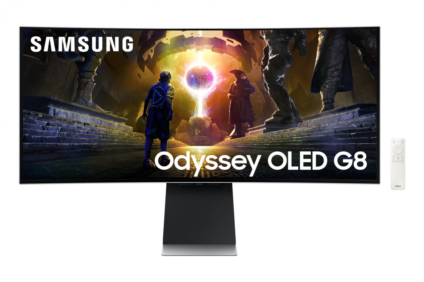SAMSUNG Samsung G85SD Monitor PC 86,4 cm (34") 3440 x 1440 Pixel UltraWide Quad HD Argento - MONITOR E ACCESSORI | TecnoCARE.net Sabaudia, Latina, Terracina, San Felice Circeo e Pontinia