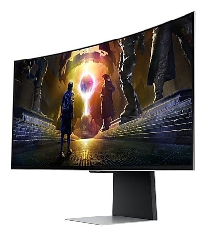 SAMSUNG Samsung LS34DG850SUXDU Monitor PC 86,4 cm (34") 3440 x 1440 Pixel UltraWide Quad HD OLED Argento - MONITOR E ACCESSORI | TecnoCARE.net Sabaudia, Latina, Terracina, San Felice Circeo e Pontinia