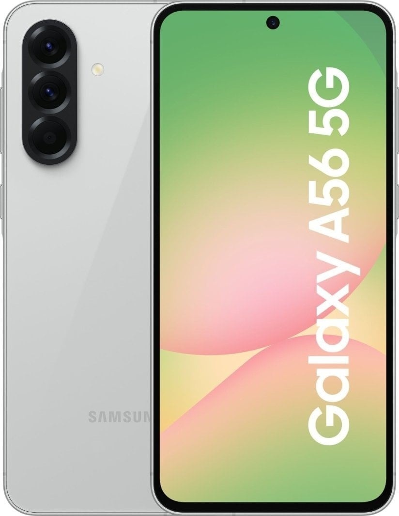 SAMSUNG Samsung Galaxy A56 5G Dual SIM 8 GB RAM 128 GB - Grigio chiaro - DISPOSITIVI DI COMUNICAZIONE MOBILE | TecnoCARE.net Sabaudia, Latina, Terracina, San Felice Circeo e Pontinia