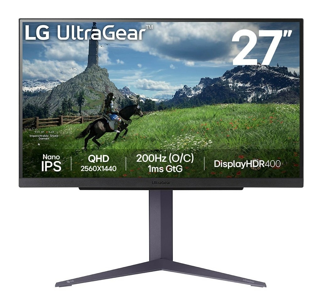 LG LG 27GS85Q-B Monitor da gioco 200Hz | QHD | 27" | IPS | 1ms - MONITOR E ACCESSORI | TecnoCARE.net Sabaudia, Latina, Terracina, San Felice Circeo e Pontinia