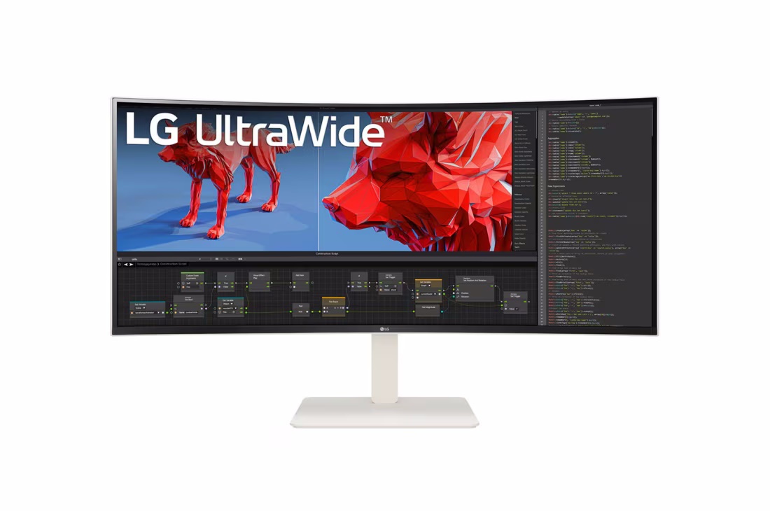 LG LG MONITOR CURVO 37,5 LED IPS 144Hz 21:9 3840 x 1600 1ms 450 CDM, REG ALTEZZA, USB-C DOCK, DP/HDMI, - MONITOR LED | TecnoCARE.net Sabaudia, Latina, Terracina, San Felice Circeo e Pontinia
