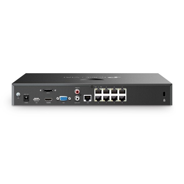 TP-LINK TP-Link VIGI NVR2008H-8MP Videoregistratore di rete (NVR) Nero - SISTEMI DI SORVEGLIANZA | TecnoCARE.net Sabaudia, Latina, Terracina, San Felice Circeo e Pontinia