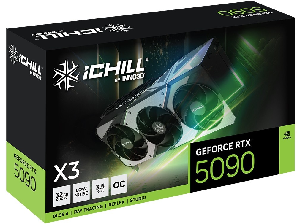 INNO3D INNO3D GeForce RTX 5090 iChill X3 32GB GDDR7 DLSS4 - COMPONENTI | TecnoCARE.net Sabaudia, Latina, Terracina, San Felice Circeo e Pontinia