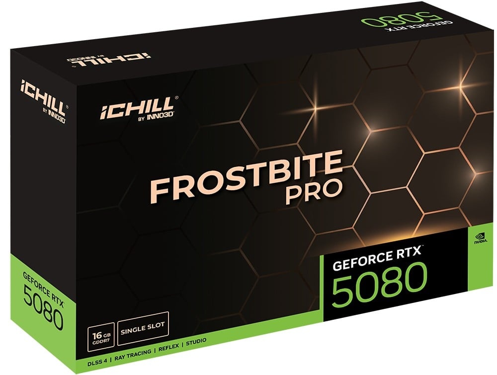 INNO3D INNO3D GeForce RTX 5080 iChill Frostbite Pro 16GB GDDR7 DLSS4 - COMPONENTI | TecnoCARE.net Sabaudia, Latina, Terracina, San Felice Circeo e Pontinia